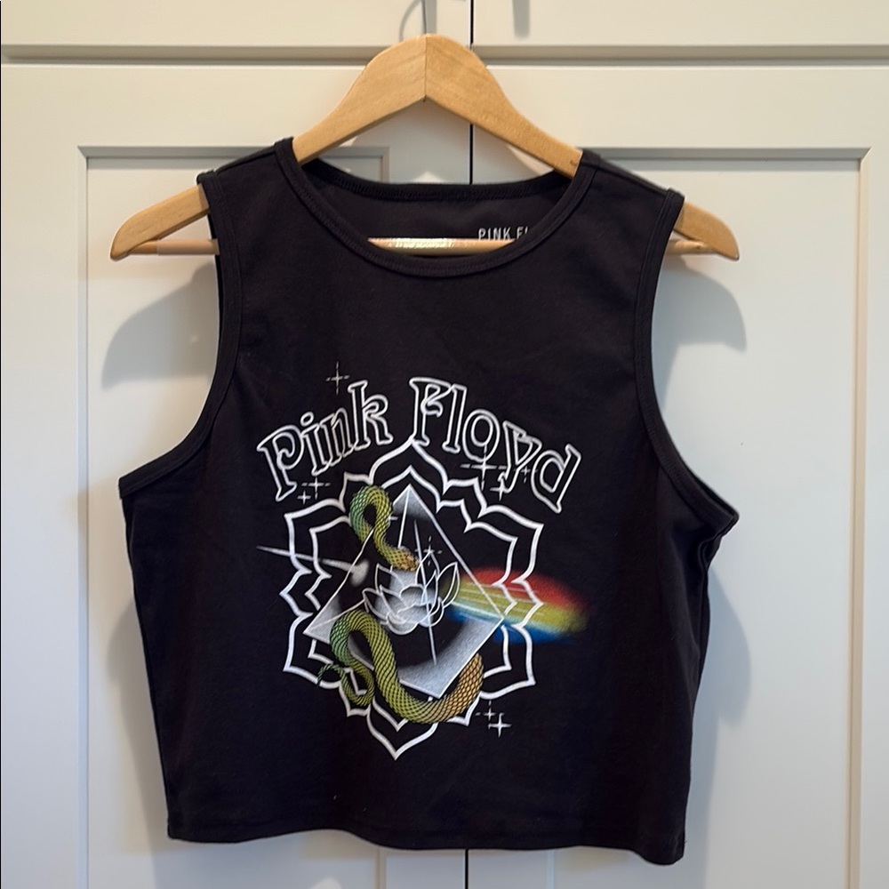 NWOT Pink Floyd Black Graphic Tank Top